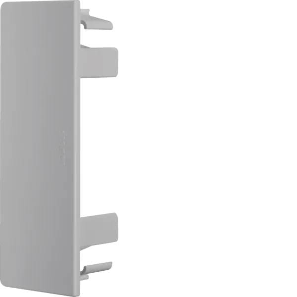 Halogen-free end piece for cable duct LF 40x110mm stone grey image 1