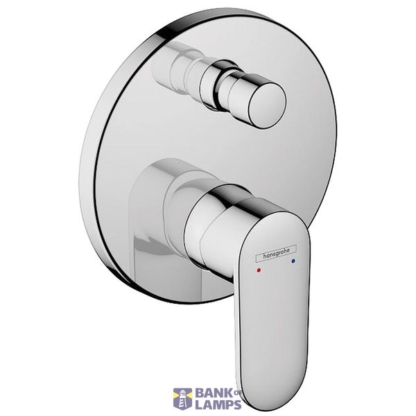 Vernis Blend built-in bath mixer, surface-mounted, chrome image 1