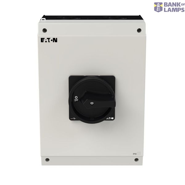 P3 Main switch, 80 A,Surface mounting, 3 pole, Form I5/SVB, Black, Doo image 2
