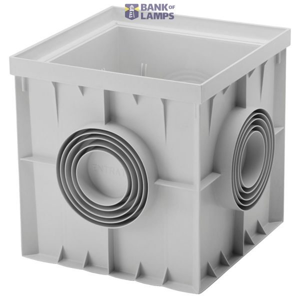 SQUARE ACCES CHAMBER 300X300X300 - FLAT SEMI-PIERCED BASE FOR BOOSTING image 1