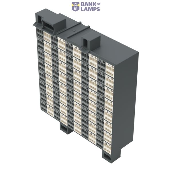 Matrix patchboard 80-pole Marking 1-80 dark gray image 3
