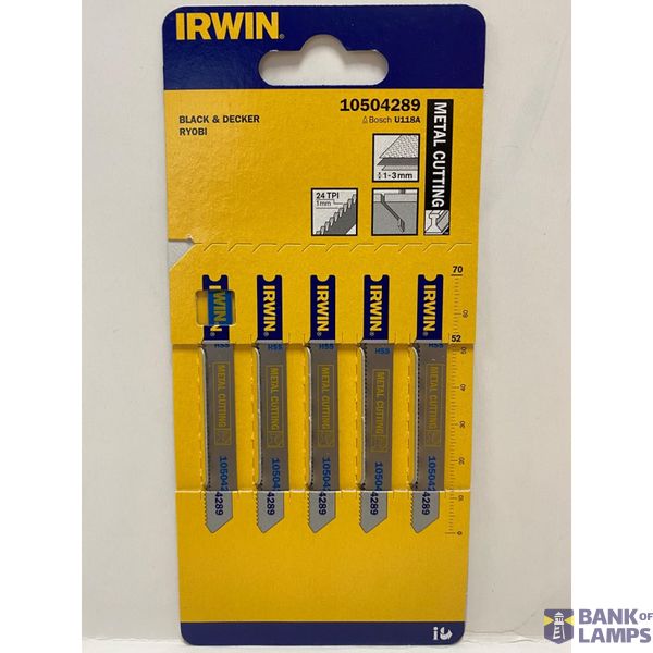 DISC JIGSAW BLADES IWN UJSB 5PK U118A image 1