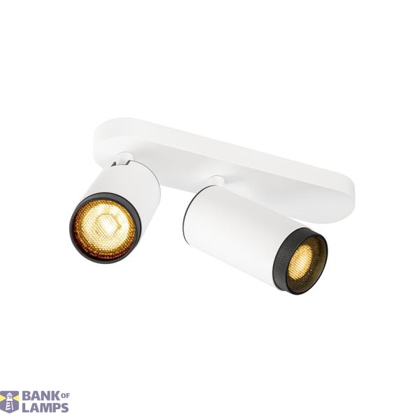 GRIP! L, SPOT CL, double QPAR51 Ceiling Luminaire, cyl, 6W image 1