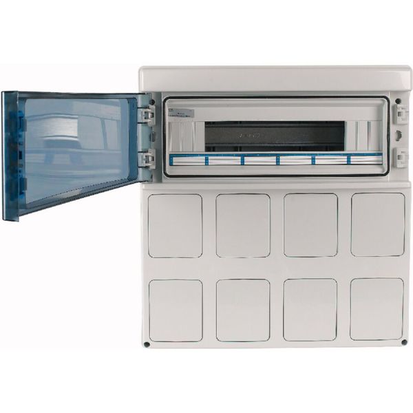 IKA-C-1/18-ST-LID IKA professional distribution board, IP65 + clamps + mounting plate for premoulded built-in sockets image 11