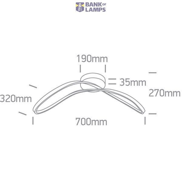 BLACK LED 40W WW IP20 230V DIMMABLE image 2