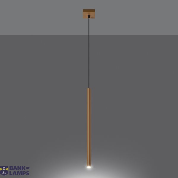HANGING LAMP PASTELO 1 GOLD G9 1X8W IP20 image 9