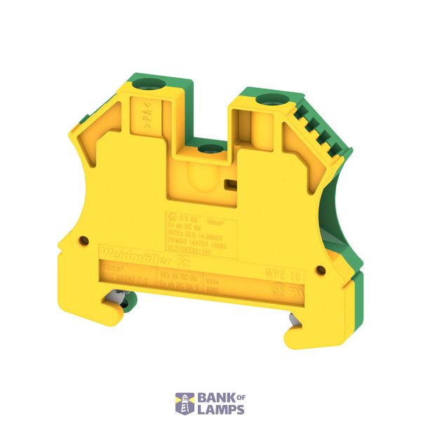 Terminal block 10 mm² earth, screw image 1