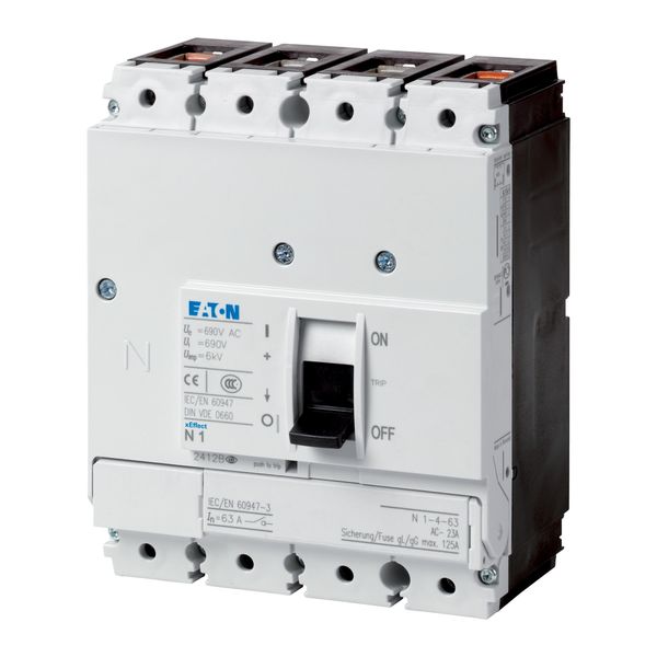 N1-4-125 Switch-disconnector 4p 125A BG1 image 3