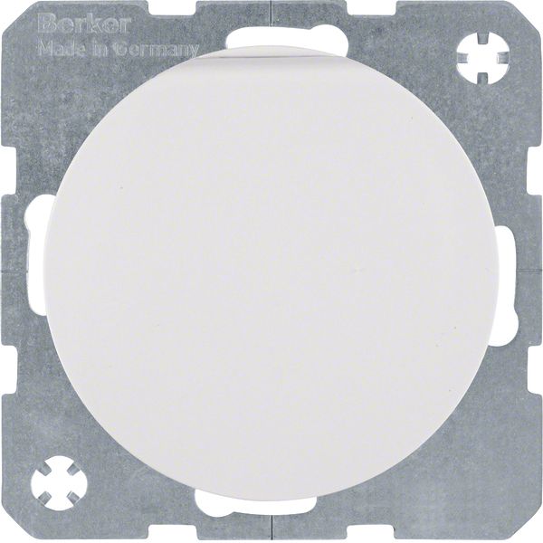 SCHUKO soc. out. hinged cover, enhncd contact prot., R.1/R.3, p. white image 1