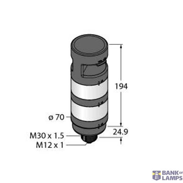 LED Signal Light Modular Signal Tower   TL70RYAQ image 1
