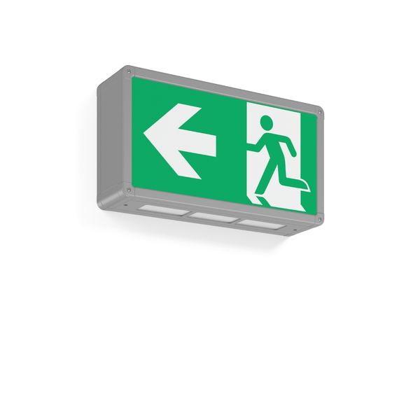 RECHTECK, 3 W, aluminium, on/off Wall luminaires, L 362 B 90 H 192, SB image 1