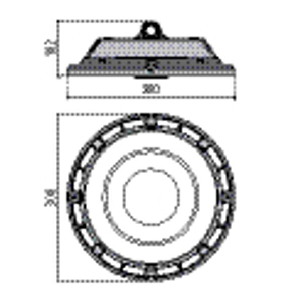 A+ 150 C/EW 4000K DIM1-10V BLACK image 5