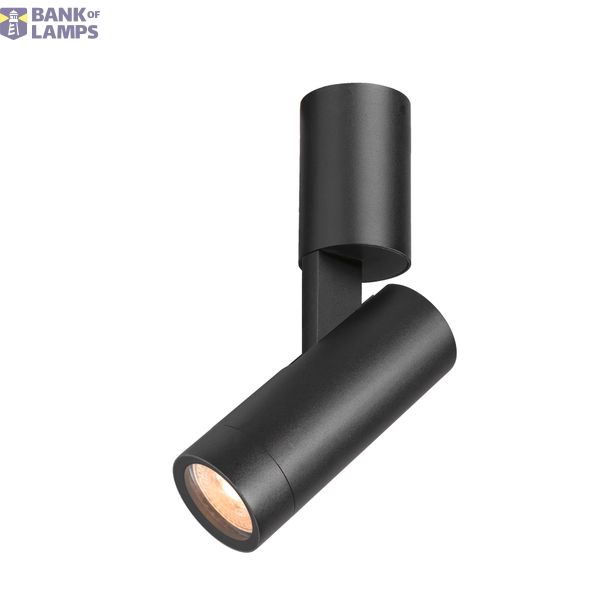 S-TUBE, wall-mounted light, round, GU10, 1x max. 10 W, black image 4