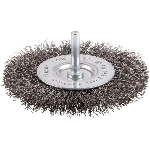Wire Wheel Crimped 100x0.3 mm Steel image 1