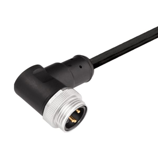 Sensor/actuator line, One end without connector, 7/8", Number of poles : 4 (3 + PE), 10 m, pin, 90°, Shielded: No, LED: No, Sheath material: PUR, Halogen: No image 3