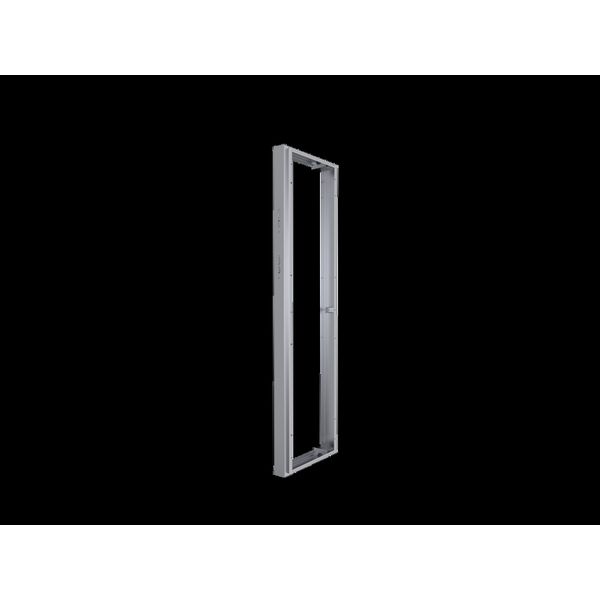 VX isolator door cover, stainless steel, WHD 103x1800x500 mm image 1