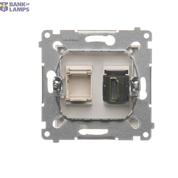 Double surface mouted corner box, white image 1