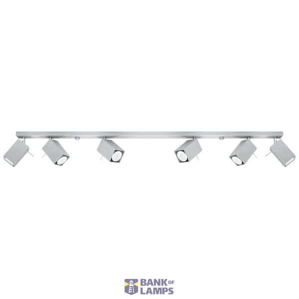 CEILING LAMP MERIDA 6L GREY GU10 6X40W IP20 image 2