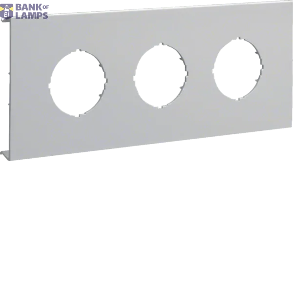 Pre-cut lid 3gang,BR70132,light grey image 1