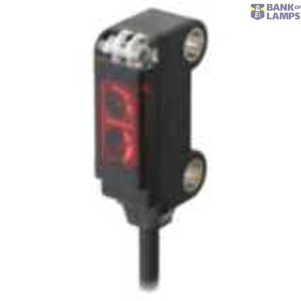 Photoelectric sensor, side view, limited 5-30mm, Dark-ON, NPN, 2m cable (requires M3 screw & bracket) E3T 1300G image 1