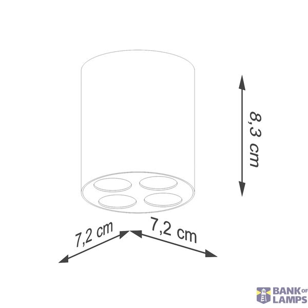 Ceiling lamp ZOE white LED image 6