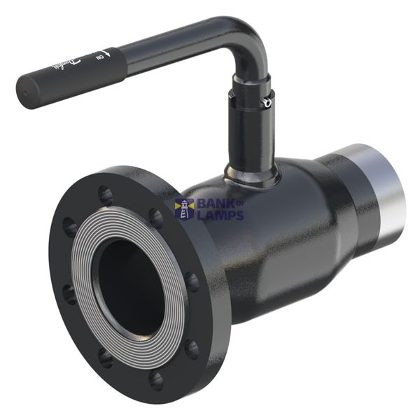 Ball valves, JIP-FW, RB, Handle, Reduced Bore, PN 25, DN 65, Flange / Welded image 1