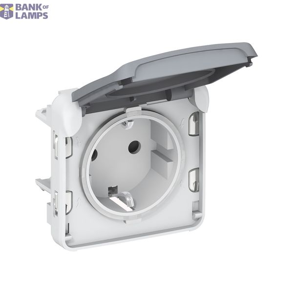 PLEXO IP55 MACH. SOCKET SOCKET GRAY image 1