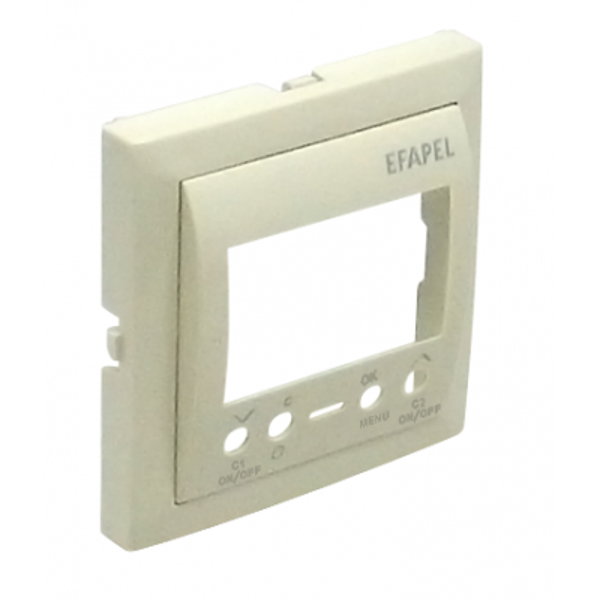 COV PLATE F/TWO CIRC DIG TIME SWITCH PEARL image 1