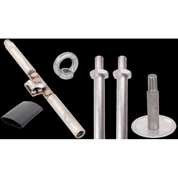 Starter kit for earth rod screwable, image 1