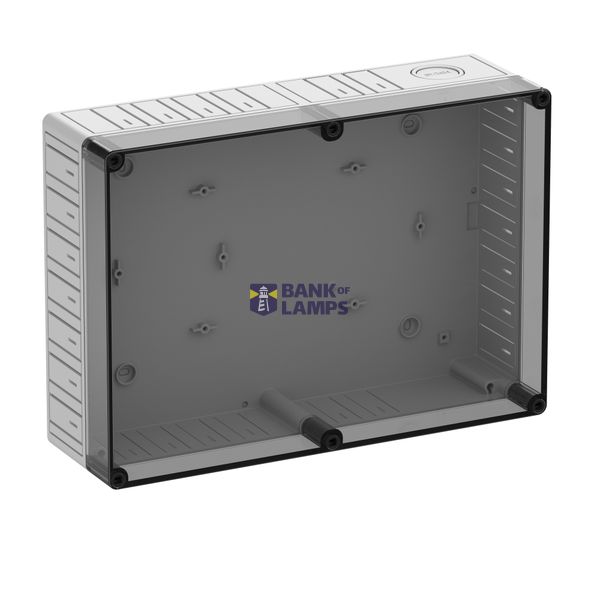 Empty enclosure, transparent, Type of protection IP30, Impact strength IK07, Protection class II, Rated voltage 690V AC, Halogen free image 1