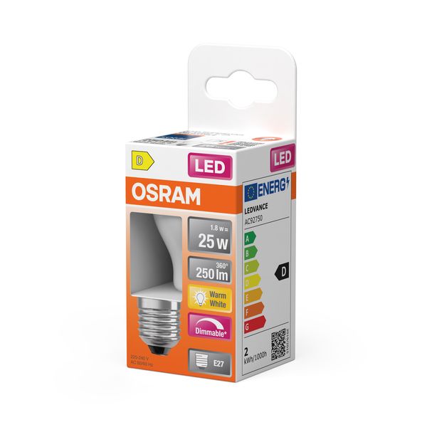 LEDSCLP25D 1,8W/830 230VGLFR E27FS1OSRAM image 2