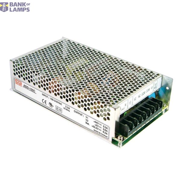 Mean Well ADD-155A switching power supply 9.5 A 152.75 W 13.8 V/DC output voltage adjustable 1 piece. image 1