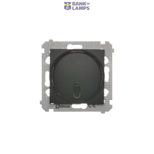 Remote controlled and push dimmer, black matt image 1