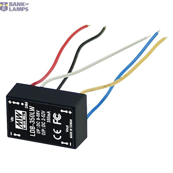 LDB-600LW DC/DC LED Driver 2-30V:600mA stranded wire, MEAN WELL image 1