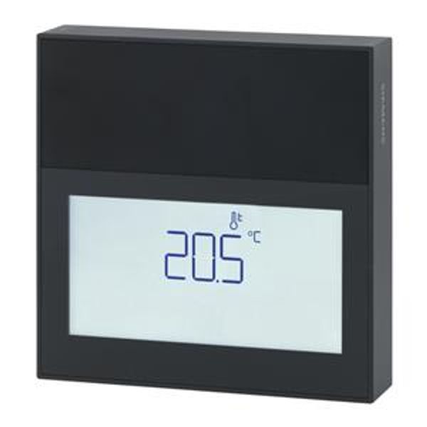 QAA2160D/BK - Room sensor, active, temperature, display, black image 1