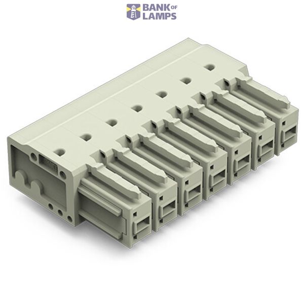 THT female header;1.0 x 1.2 mm solder pin;angled;light gray image 2
