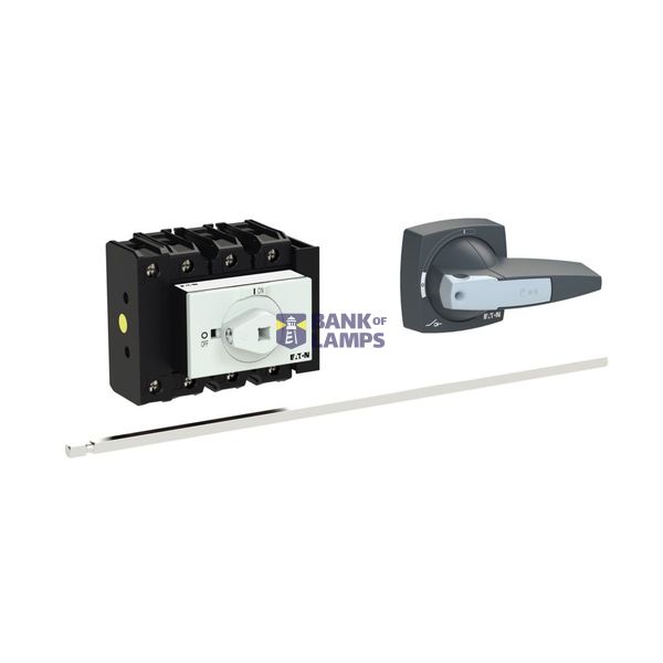 P3 Main switch, 80 A,Rear mounting, 4 pole, Form M4/K2-G, Gray, Short  image 4