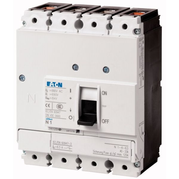 N1-4-125 Switch-disconnector 4p 125A BG1 image 1