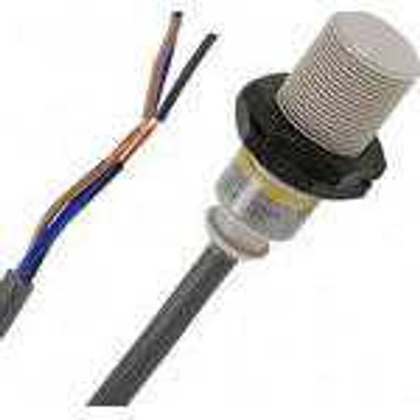 Proximity sensor, plastic body, inductive, M18, shielded, 5mm, DC, 3-w E2F 7098D image 3