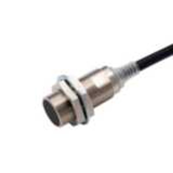 Proximity sensor, inductive, brass-nickel, M18, shielded, 5 mm, NO, 2 E2E 8561R image 1