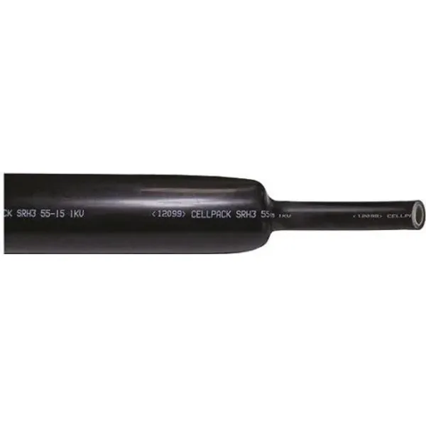 Heat Shrink Tube Adhesive SRH3 48–12mm Black image 1