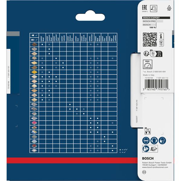 Circular saw blade Expert for Wood 140 x 20 x 1,8 mm, 42 image 1