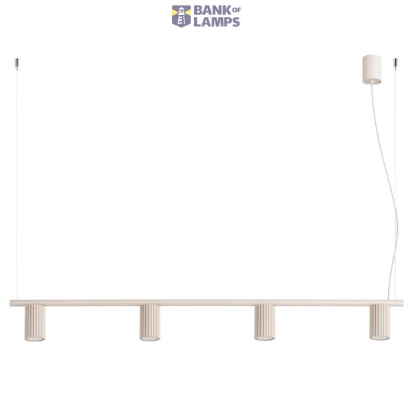 Chandelier KARBON 4 beige image 2