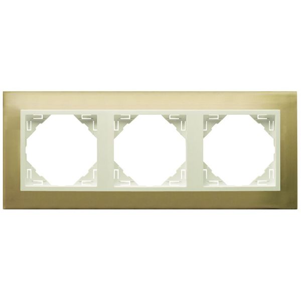 TRIPLE FRAME GOLD/PEARL image 2