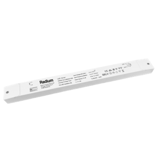 LED Strip operational gear, DRIVER FLAT 250W/24V IP20 RADIUM image 2