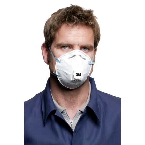 3M™ Particulate Respirator, FFP2, Valved, 8822 image 4