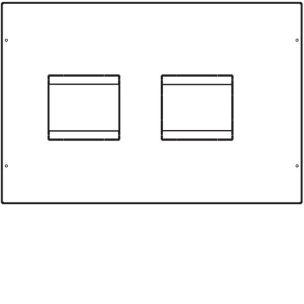 Kit MCCB 2x400/630A L600mm vertical image 1