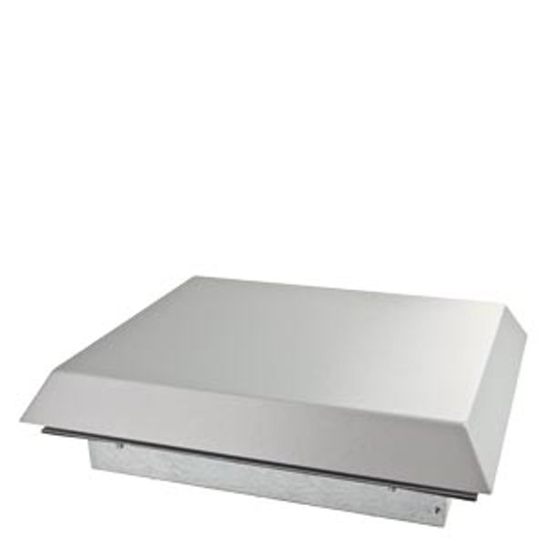 Roof fan, cutout: W: 345 mm, H: 265 mm, RAL 7035, IP54 image 1