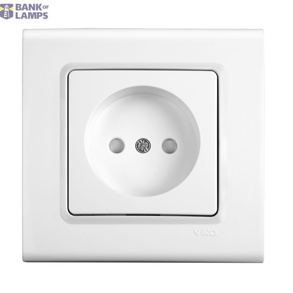 Linnera-Rollina Q C Child Protected Socket Beige image 1