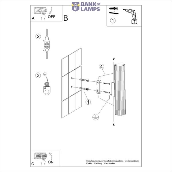 MINIMALIST WALL LAMP WHITE CARBON ILLUMINATING UP AND DOWN FOR BEDROOM image 11